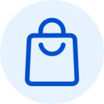 Drop-off laundry bag icon