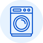 Self-service washing machine icon